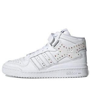 Adidas x Swarovski Size 5.5 White High-Top Sneakers